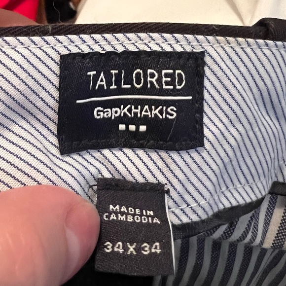 Men’s Gap Tailored Straight Fit Dress Pants Size 34 - Picture 8 of 9
